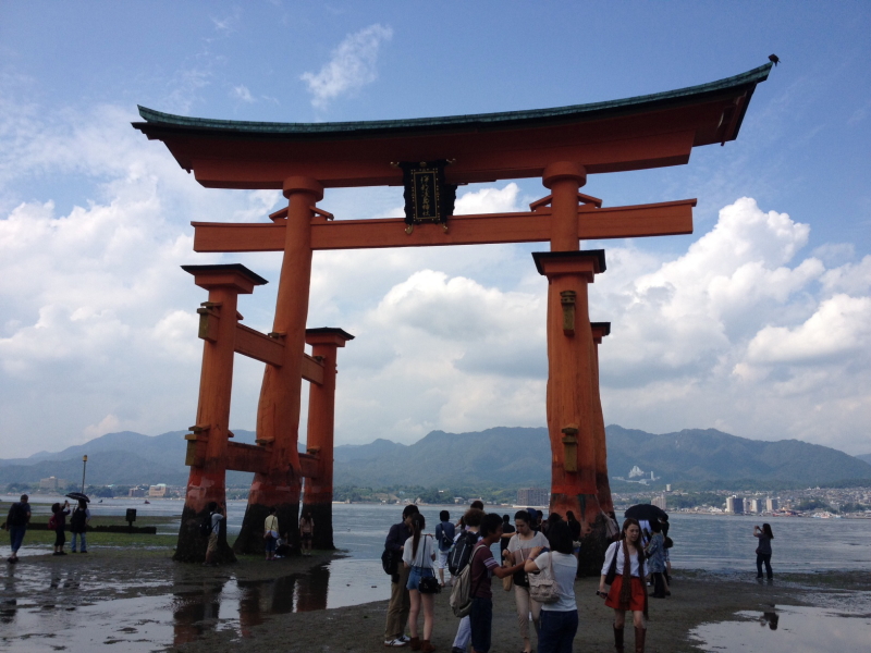 鹿児島から広島への旅 宮島の厳島神社まで